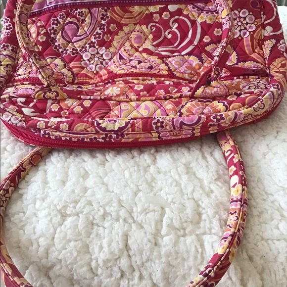 Vera Bradley Round Double Handle Tote/Purse - Picture 7 of 13